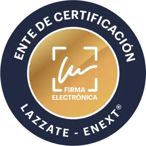 Ente de certificación Lazzate + Enext